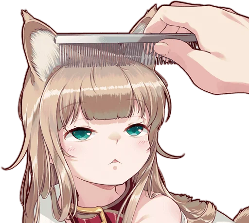 😑 Стикер «Kinako (Osakana Neko)» для Telegram