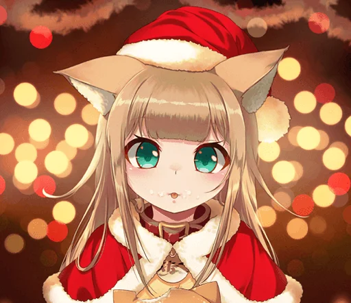 😊 Стикер «Kinako (Osakana Neko)» для Telegram