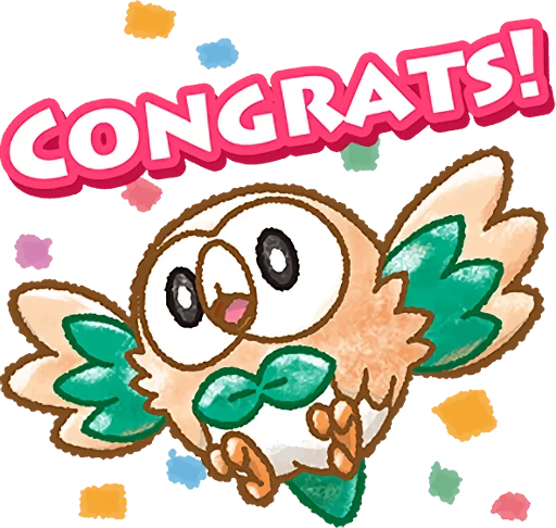 🎊 Стикер «Pokémon Chat Pals» для Telegram