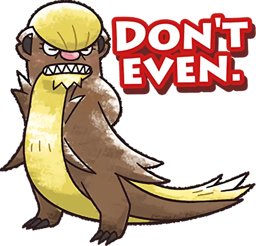 😒 Стикер «Pokémon Chat Pals» для Telegram