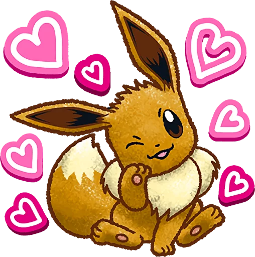 ❤️ Стикер «Pokémon Chat Pals» для Telegram
