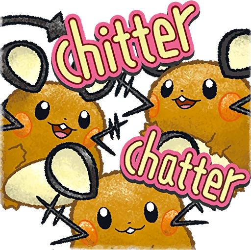 💬 Стикер «Pokémon Chat Pals» для Telegram