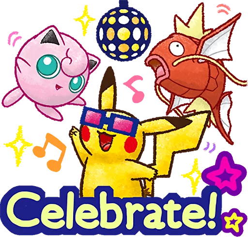 😎 Стикер «Pokémon Chat Pals» для Telegram