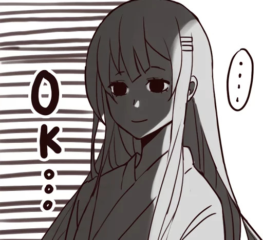 😑 Стикер «Puu&;s Moody Girl 4» для Telegram