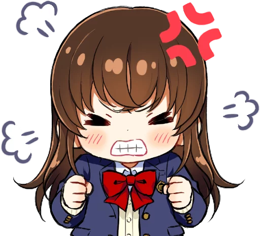 💢 Стикер «School girl ~Blazer~» для Telegram