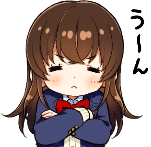 🤔 Стикер «School girl ~Blazer~» для Telegram