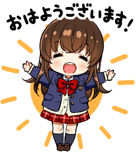 👋 Стикер «School girl ~Blazer~» для Telegram