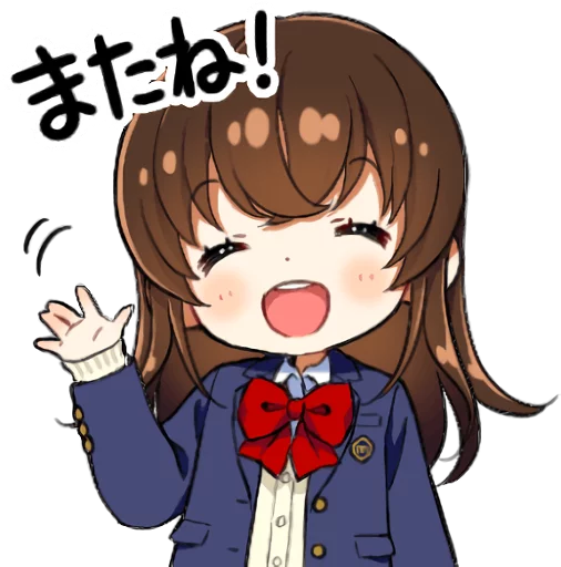 👋 Стикер «School girl ~Blazer~» для Telegram