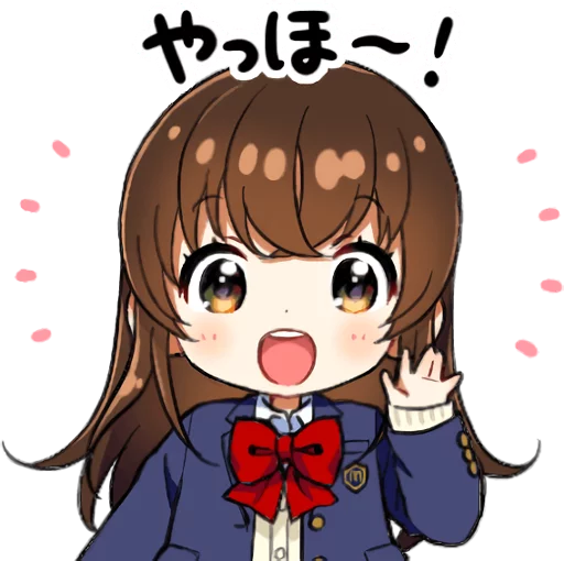👐 Стикер «School girl ~Blazer~» для Telegram