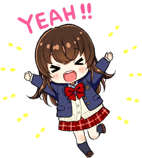 😆 Стикер «School girl ~Blazer~» для Telegram