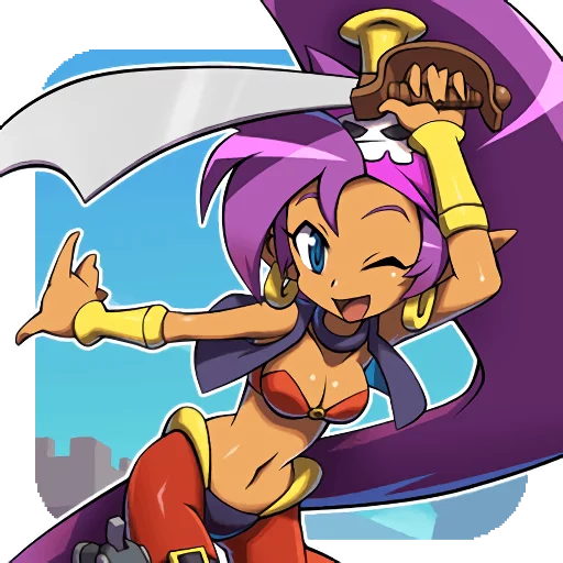 Стикерпак Shantae and the Pirate&;s Curse для Telegram