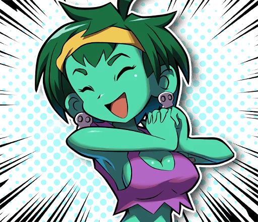 😄 Стикер «Shantae and the Pirate&;s Curse» для Telegram
