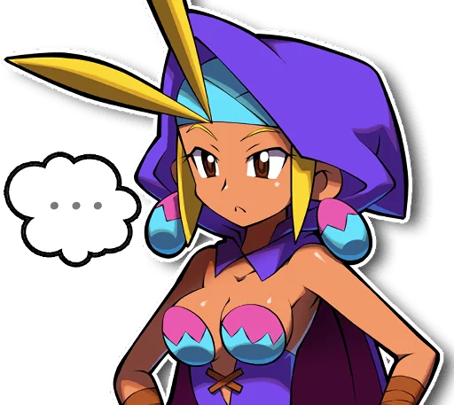 😐 Стикер «Shantae and the Pirate&;s Curse» для Telegram