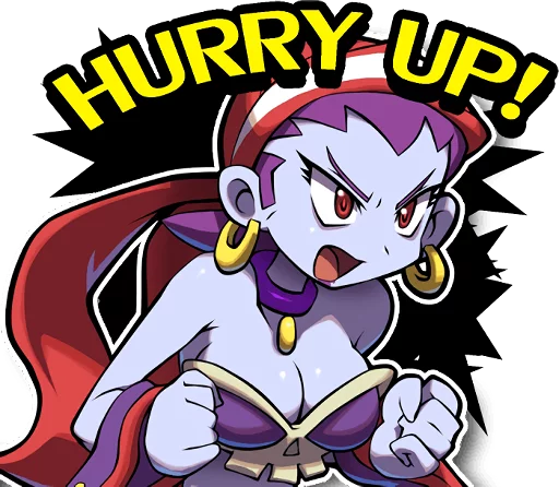 🔜 Стикер «Shantae and the Pirate&;s Curse» для Telegram