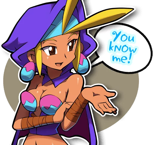 🙂 Стикер «Shantae and the Pirate&;s Curse» для Telegram