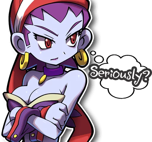 😒 Стикер «Shantae and the Pirate&;s Curse» для Telegram