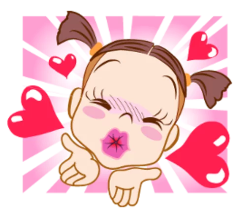 💋 Стикер «pink shirt» для Telegram