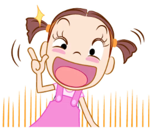 ✌ Стикер «pink shirt» для Telegram