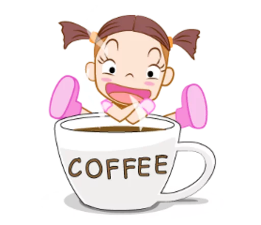 ☕ Стикер «pink shirt» для Telegram