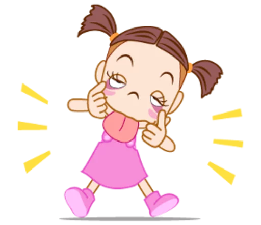 😝 Стикер «pink shirt» для Telegram