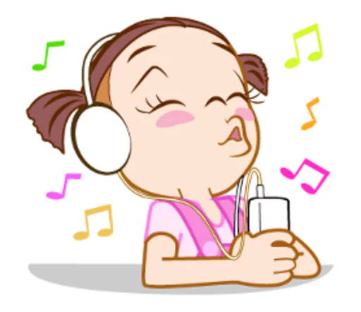 🎧 Стикер «pink shirt» для Telegram