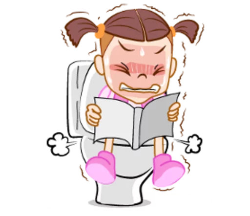 🚽 Стикер «pink shirt» для Telegram