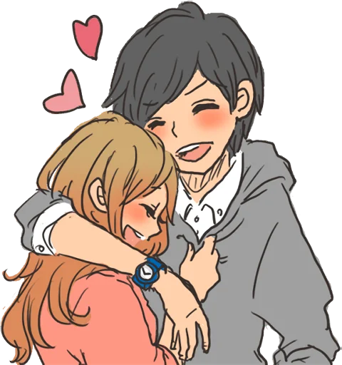 🤗 Стикер «snuggling sticker» для Telegram