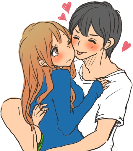 😋 Стикер «snuggling sticker» для Telegram