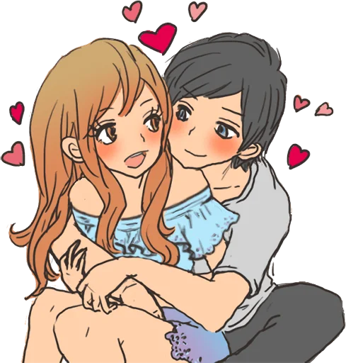 😍 Стикер «snuggling sticker» для Telegram