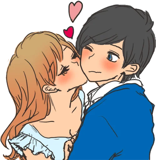 😘 Стикер «snuggling sticker» для Telegram