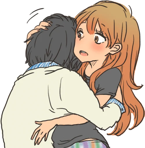 😣 Стикер «snuggling sticker» для Telegram