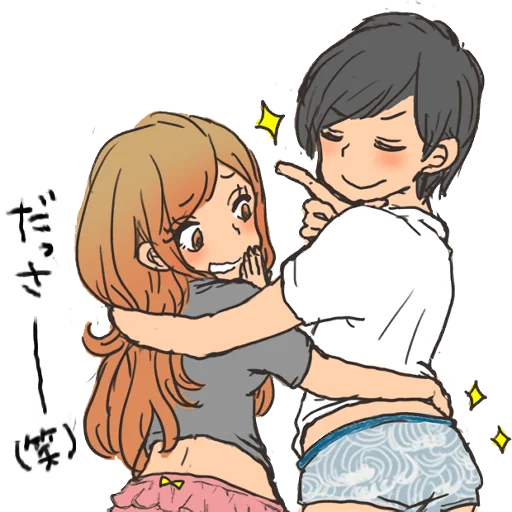 🤭 Стикер «snuggling sticker» для Telegram