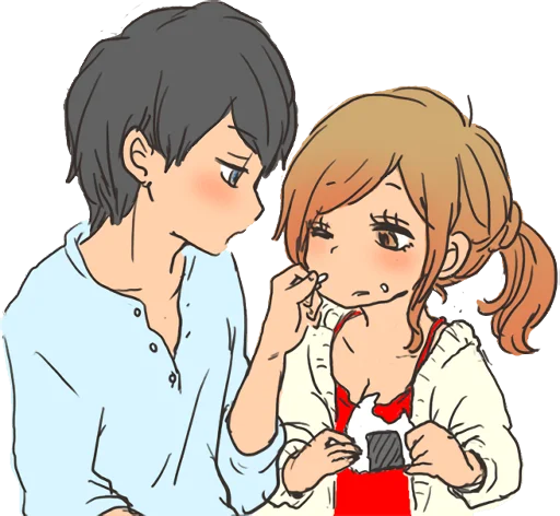 🍙 Стикер «snuggling sticker» для Telegram