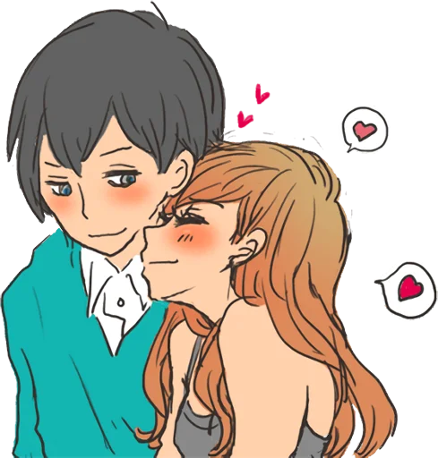 💑 Стикер «snuggling sticker» для Telegram