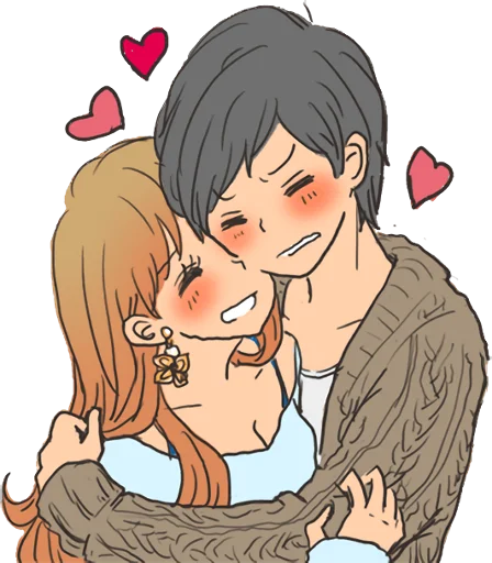 😁 Стикер «snuggling sticker» для Telegram