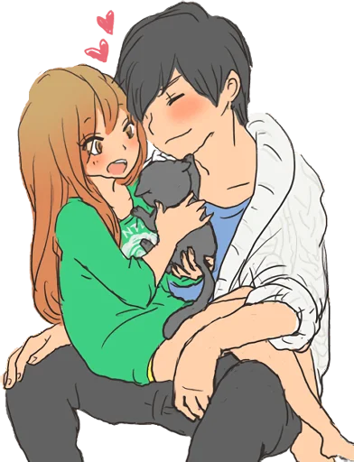 😍 Стикер «snuggling sticker» для Telegram
