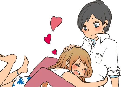 😊 Стикер «snuggling sticker» для Telegram