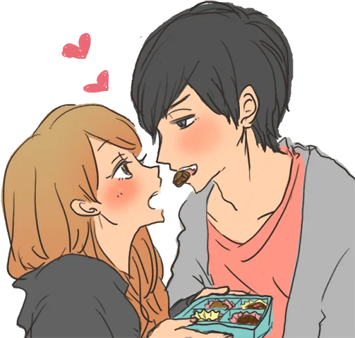 😍 Стикер «snuggling sticker» для Telegram
