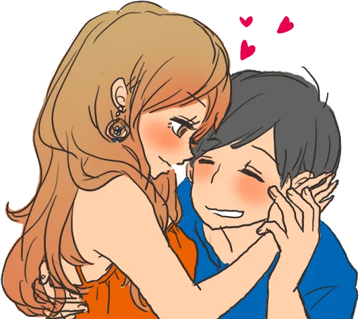 😍 Стикер «snuggling sticker» для Telegram