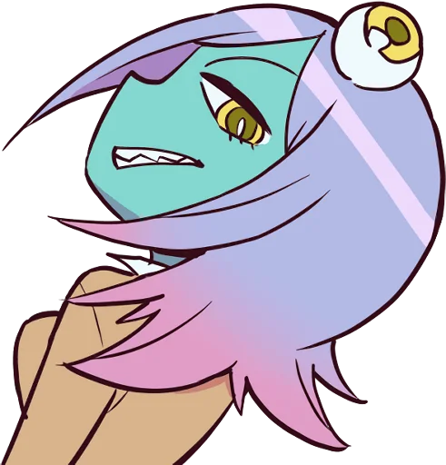 😒 Стикер «Space Patrol Luluco» для Telegram