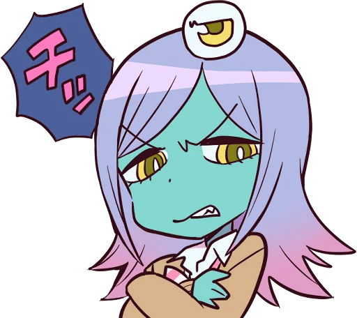 😒 Стикер «Space Patrol Luluco» для Telegram