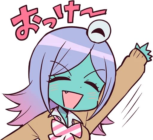 ✋ Стикер «Space Patrol Luluco» для Telegram