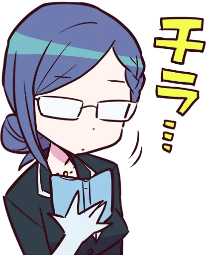 😶 Стикер «Space Patrol Luluco» для Telegram