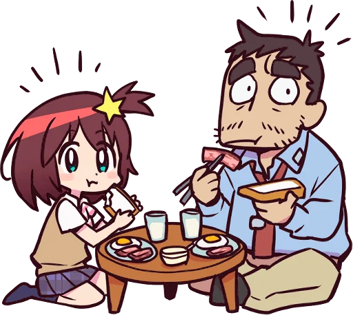 😨 Стикер «Space Patrol Luluco» для Telegram