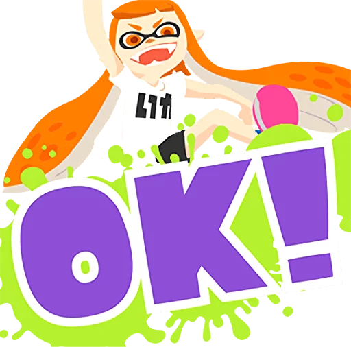 😄 Стикер «Splatoon Inkling Injection» для Telegram