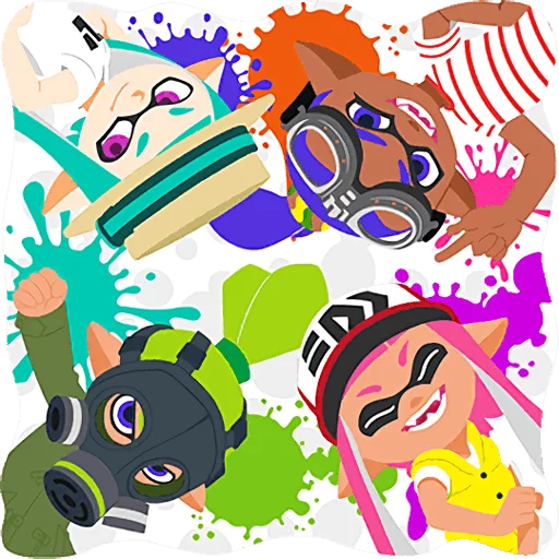 👥 Стикер «Splatoon Inkling Injection» для Telegram