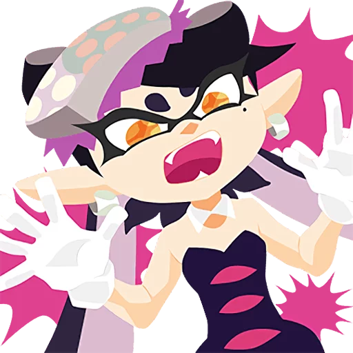 😱 Стикер «Splatoon Inkling Injection» для Telegram