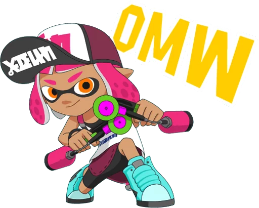 😀 Стикер «Splatoon Inkling Injection» для Telegram