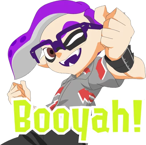 😁 Стикер «Splatoon Inkling Injection» для Telegram