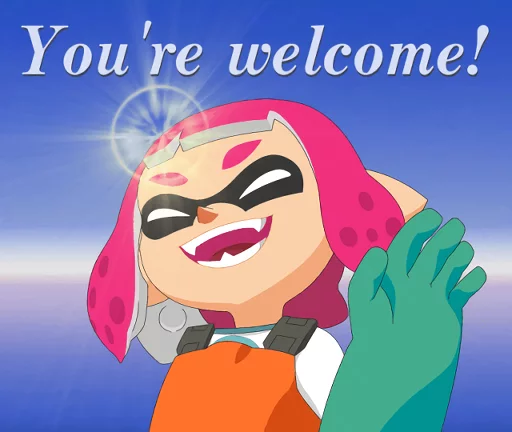 😇 Стикер «Splatoon Inkling Injection» для Telegram